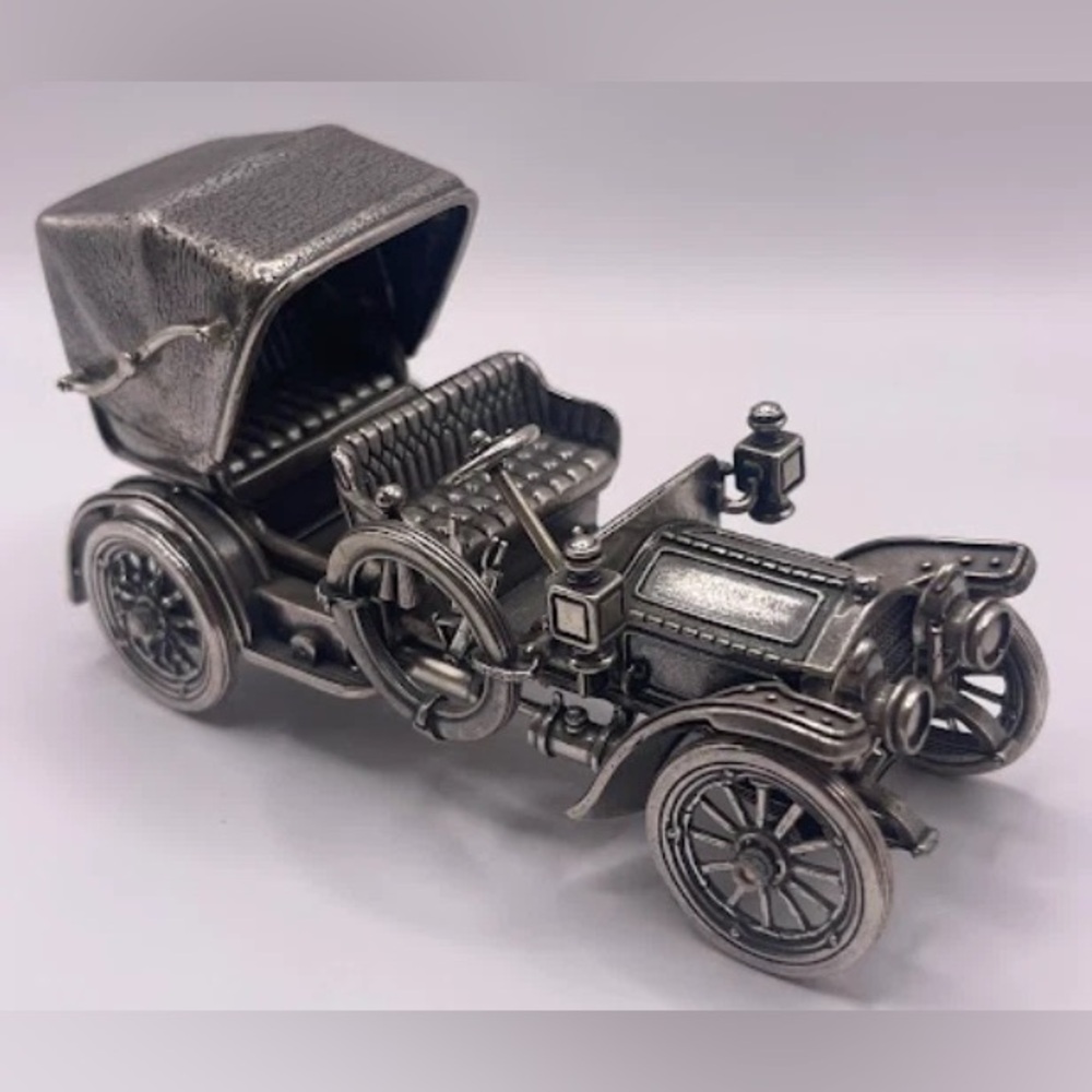 Franklin Mint Sterling Silver Vintage Car Model – Antique Collectible 925